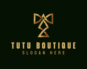 Luxury Boutique Letter T logo design