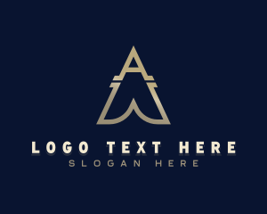 Premium - Business Firm Letter AW logo design