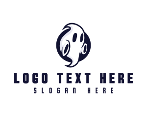 Horror - Scary Spooky Ghost logo design