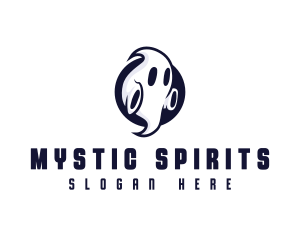 Paranormal - Scary Spooky Ghost logo design