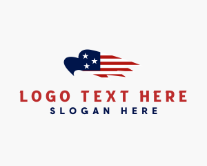 United States - American Eagle Flag logo design