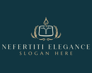 Elegant Candle Aromatherapy logo design