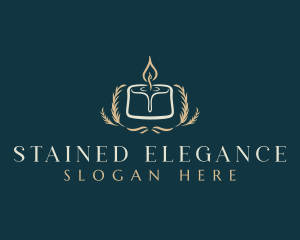 Elegant Candle Aromatherapy logo design