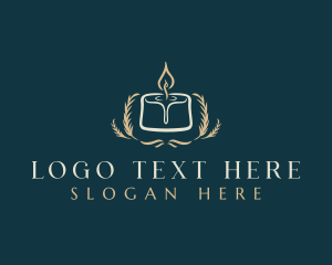Religious - Elegant Candle Aromatherapy logo design