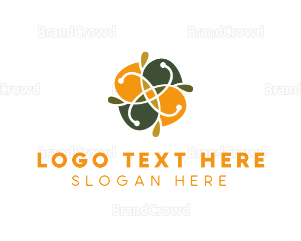 Elegant Flower Pattern Logo