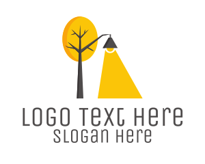 Urban - Landscape Tree Lamp logo design