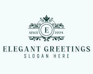 Stylish Floral Event logo design