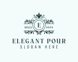 Stylish Floral Event logo design