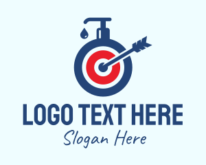 Liquid - Liquid Soap Archery logo design