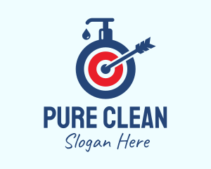 Liquid Soap Archery logo design