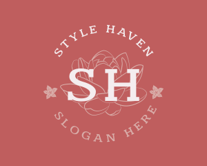 Stylist - Floral Wellness Spa logo design