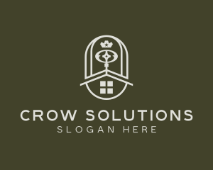 Crow Property Keysmith logo design