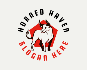 Horned - Wild Bullfighter Horn logo design