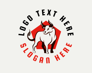 Horns - Wild Bullfighter Horn logo design