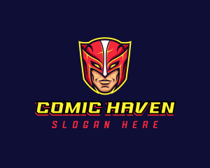 Comics - Superhero Gaming Mask logo design