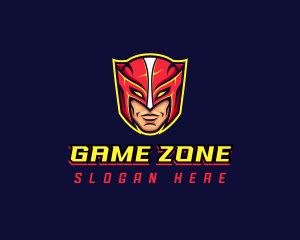 Superhero Gaming Mask logo design