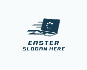 Fast Laptop Computer Logo