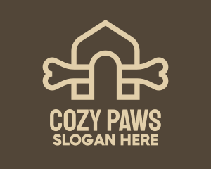 Bone Doghouse Kennel logo design