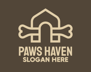 Bone Doghouse Kennel logo design