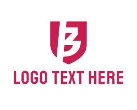 Shield - Letter B Shield Sport logo design