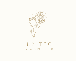 Pretty - Pretty Flower Face logo design