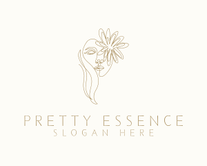 Pretty - Pretty Flower Face logo design