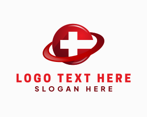 Health Insurance - Medical Orbit Letter C logo design