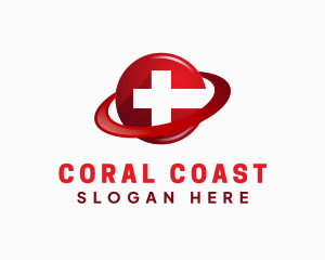 Medical Orbit Letter C logo design