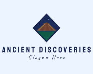 Mayan Temple Landmark logo design