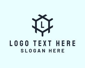 Hexagon - Construction Hexagon Builder logo design