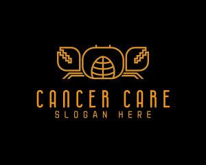 Cancer - Gold Crab Seafood logo design