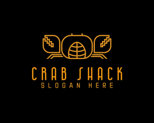 Crab - Gold Crab Seafood logo design
