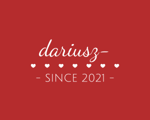 Lovely - Valentine's Day Text logo design