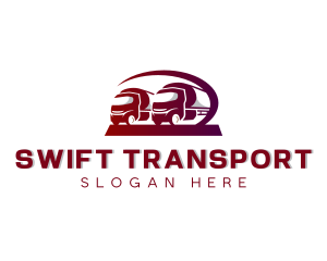 Tanker Truck Transportation logo design