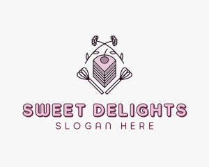 Floral Cake Confectionery logo design