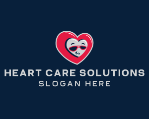 Dating Heart App logo design