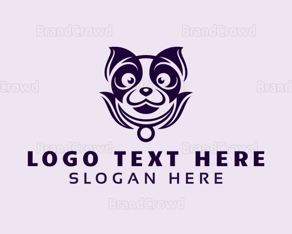 Smiling Cute Dog Logo