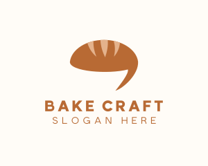 Bread Loaf Chat logo design