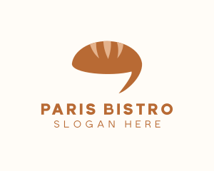 Bread Loaf Chat logo design