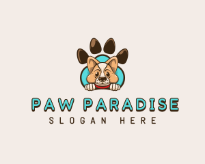 Puppy Paw Veterinary logo design