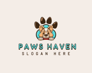 Puppy Paw Veterinary logo design