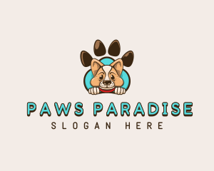 Puppy Paw Veterinary logo design