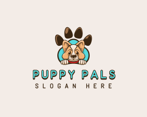 Puppy Paw Veterinary logo design