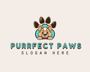 Puppy Paw Veterinary logo design