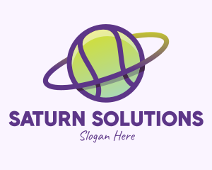 Saturn - Tennis Planet World logo design