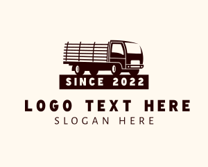 Lumber Mill - Farm Delivery Truck logo design