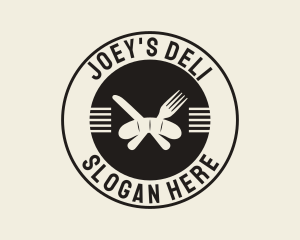 Sausage Deli Restaurant Deli logo design