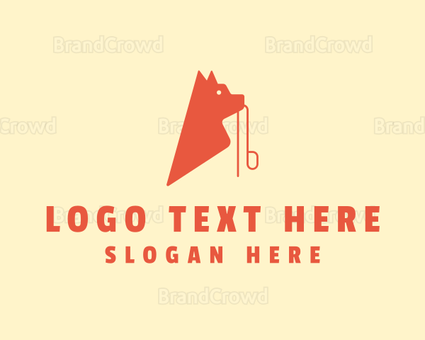 Orange Dog Leash Logo