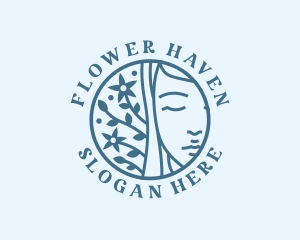 Floral Female Beauty logo design