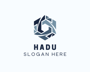 Entrepreneur - Modern Tech Hexagon logo design